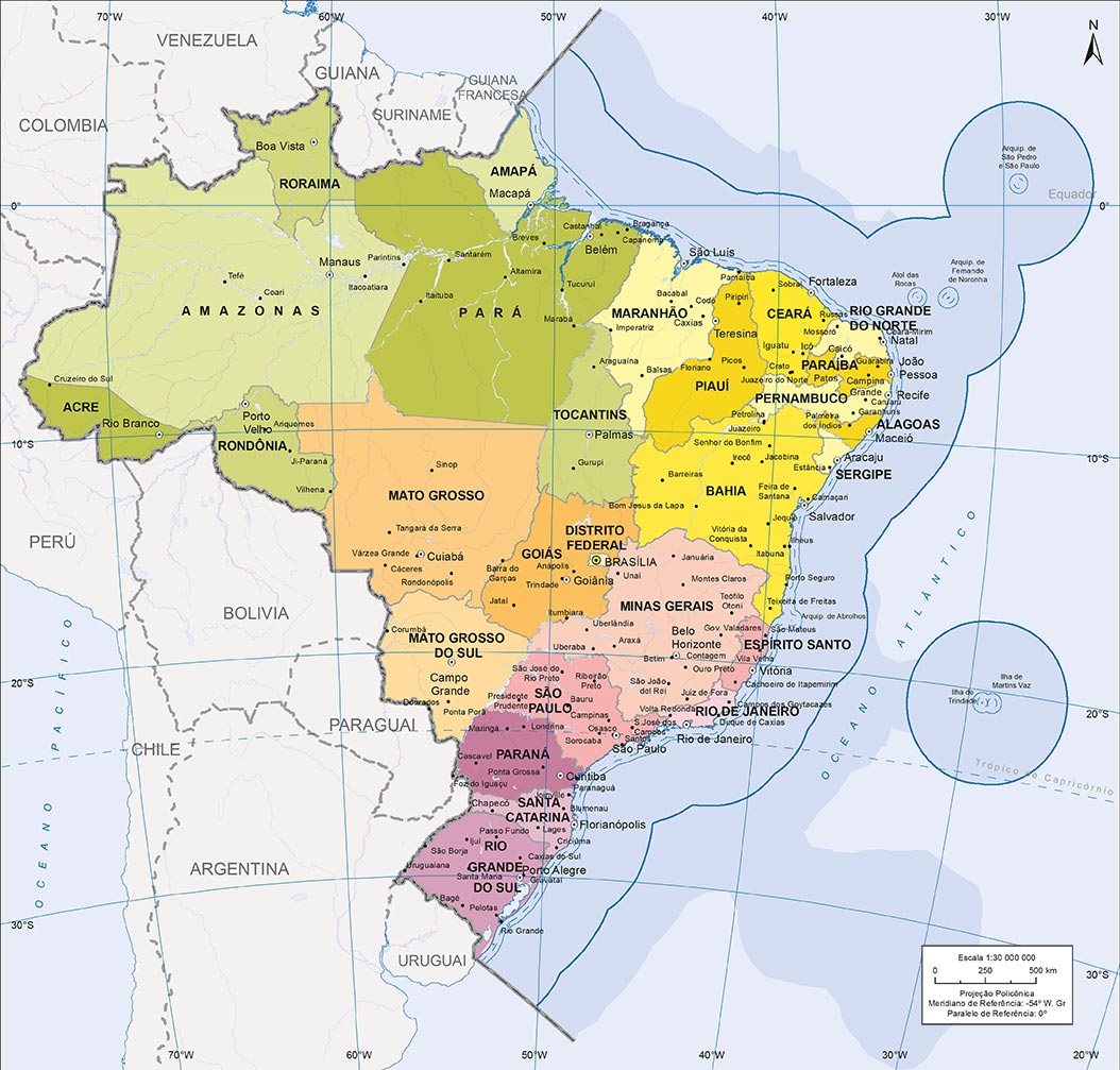 Divisão político-administrativa do Brasil
