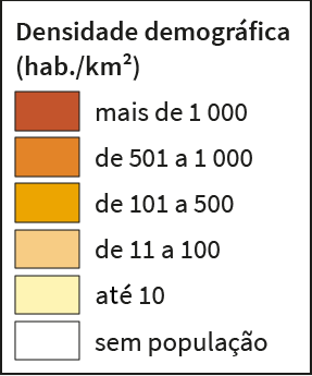 Densidade demográfica (hab./km²)